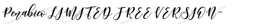 Penabico LIMITED FREE VERSION字体转换
